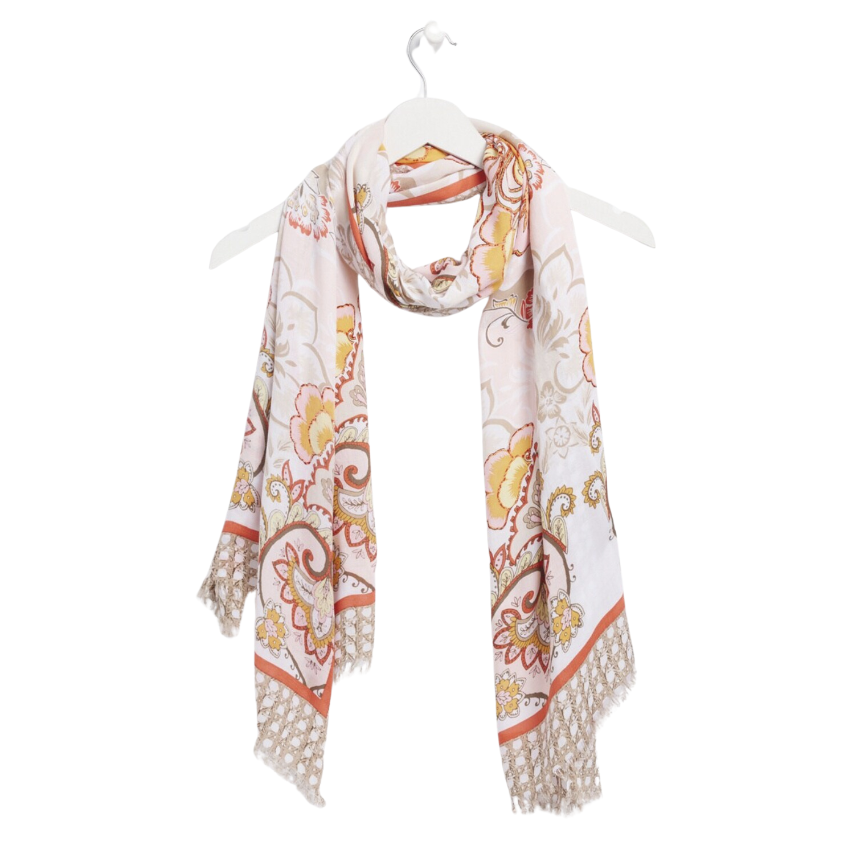 Floral Tile Scarf